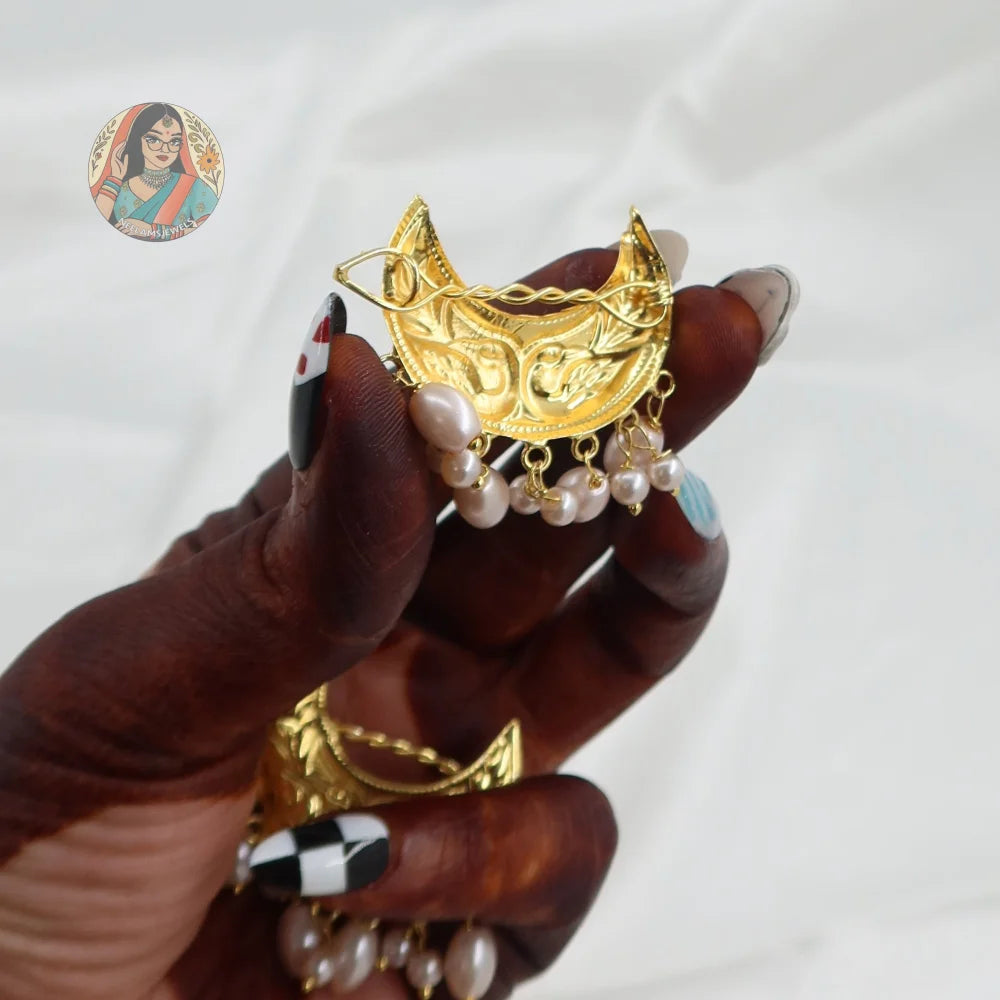 Nirmal - Panjabi Gold Hair Pins
