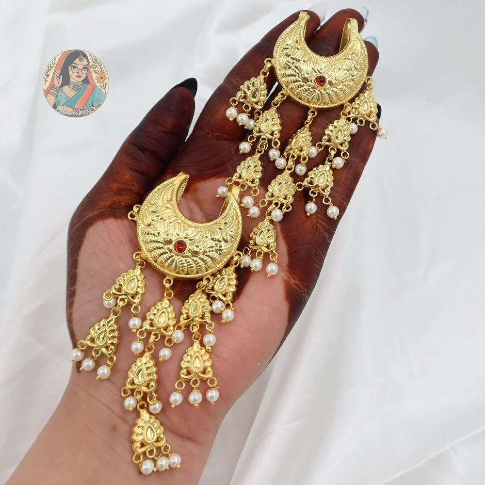 Nisa - Panjabi Gold Hair Pins