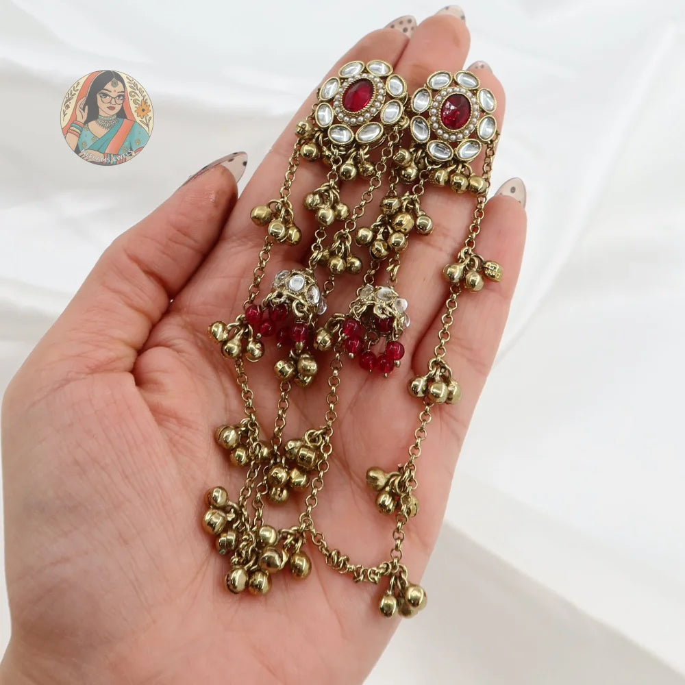 Nithya Kashmiri Earrings