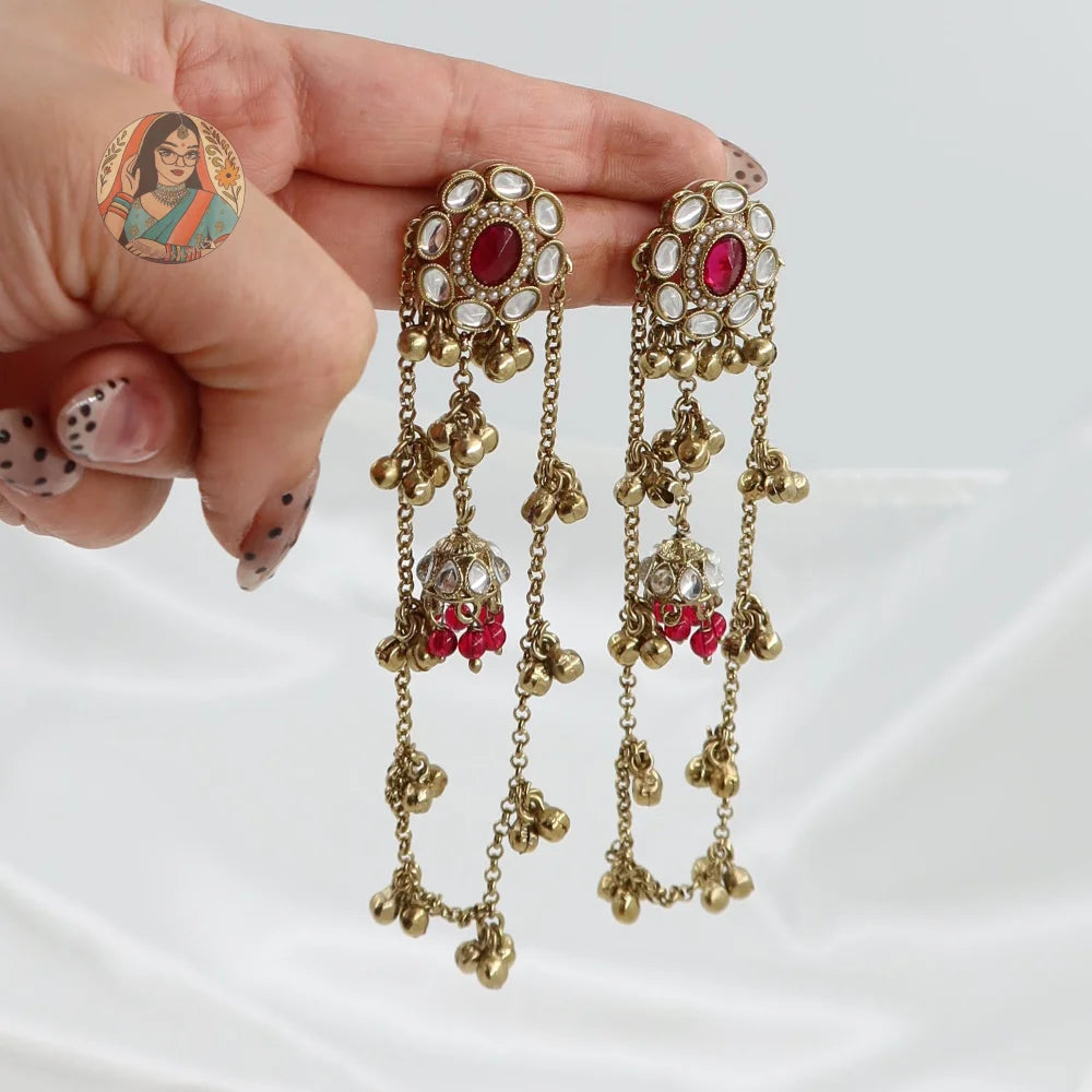Nithya Kashmiri Earrings