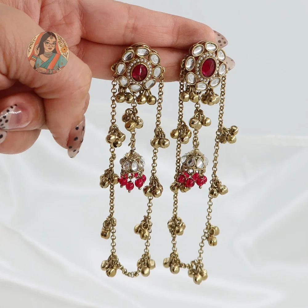Nithya Kashmiri Earrings