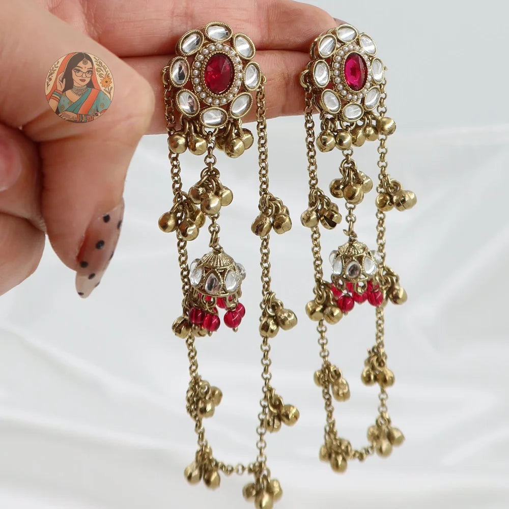 Nithya Kashmiri Earrings