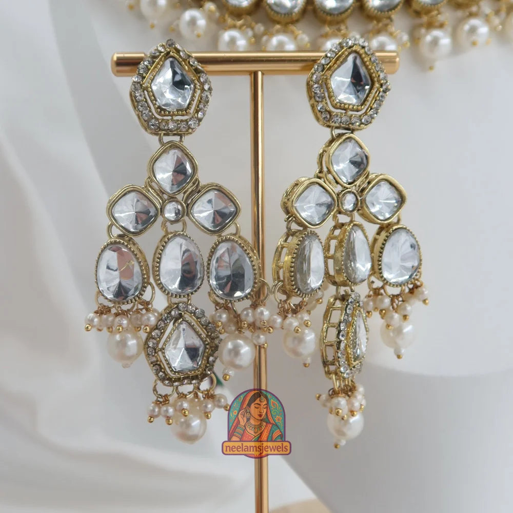 Noor Necklace Set (White)