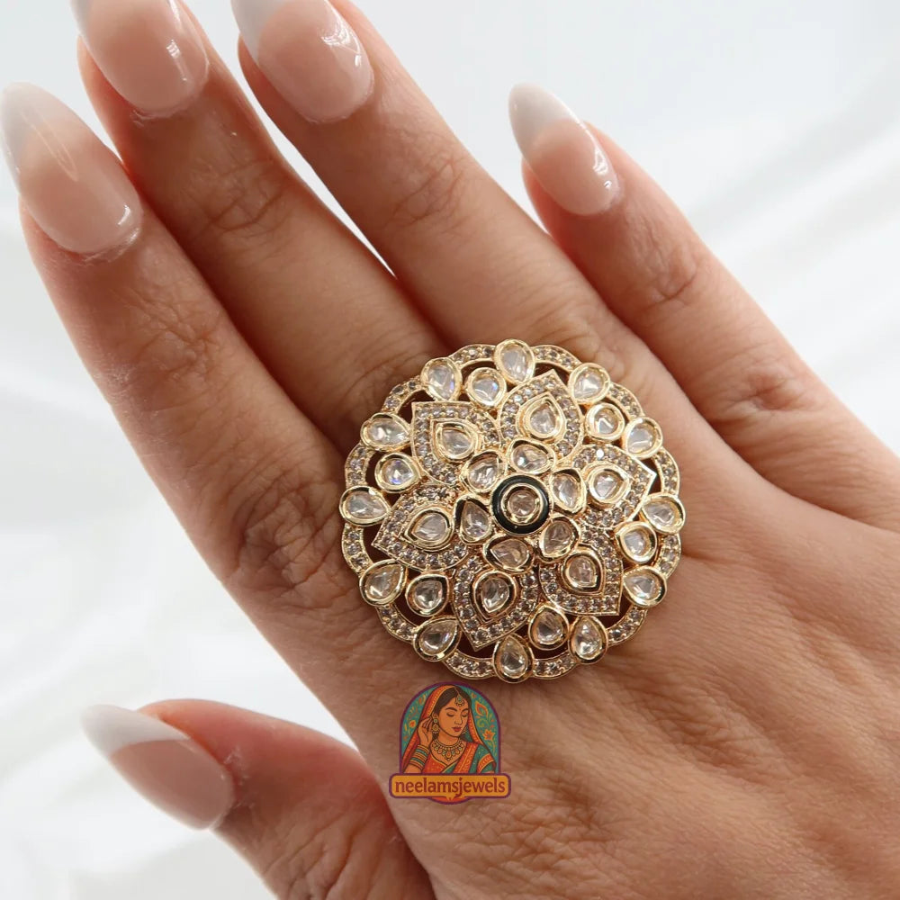 Noorani Phool Ring White