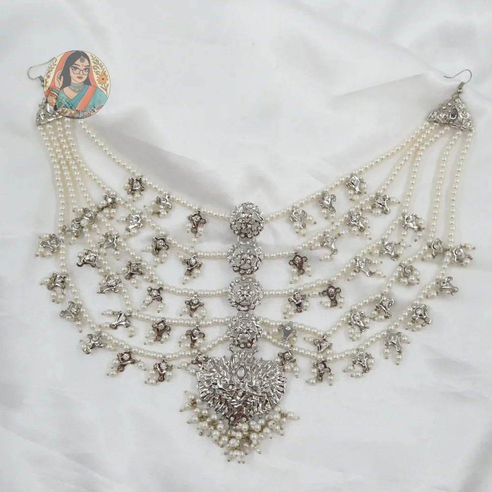 Pakistani Bridal Mathapati (Silver)