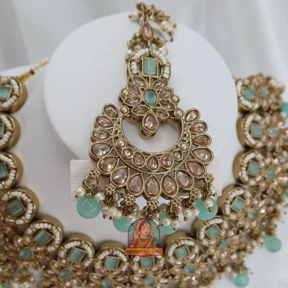 Pari Necklace Set (Baby Blue)