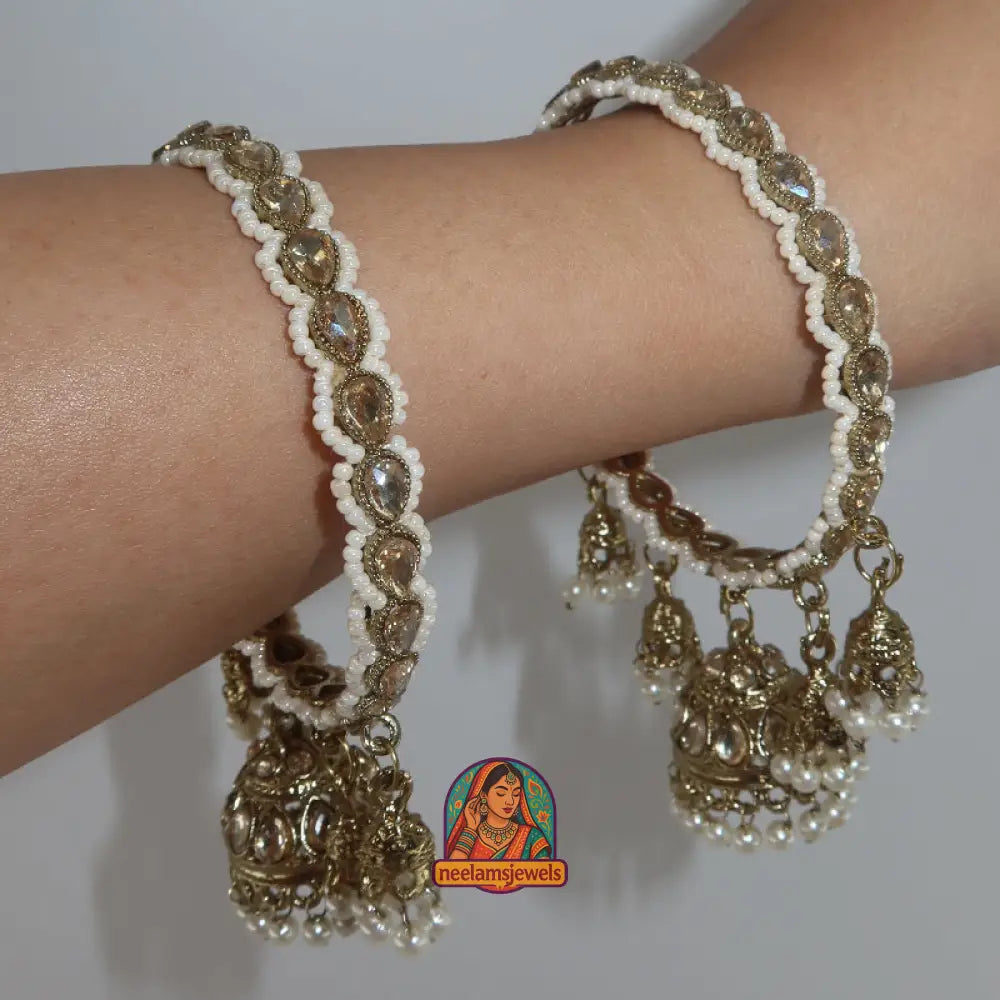 Peal Tier Jhumka Drop
