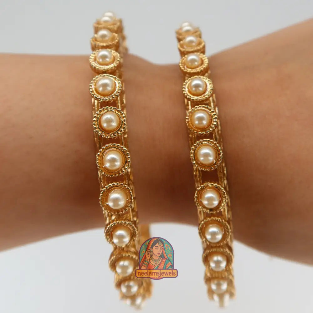 Pearl Circle Bangles