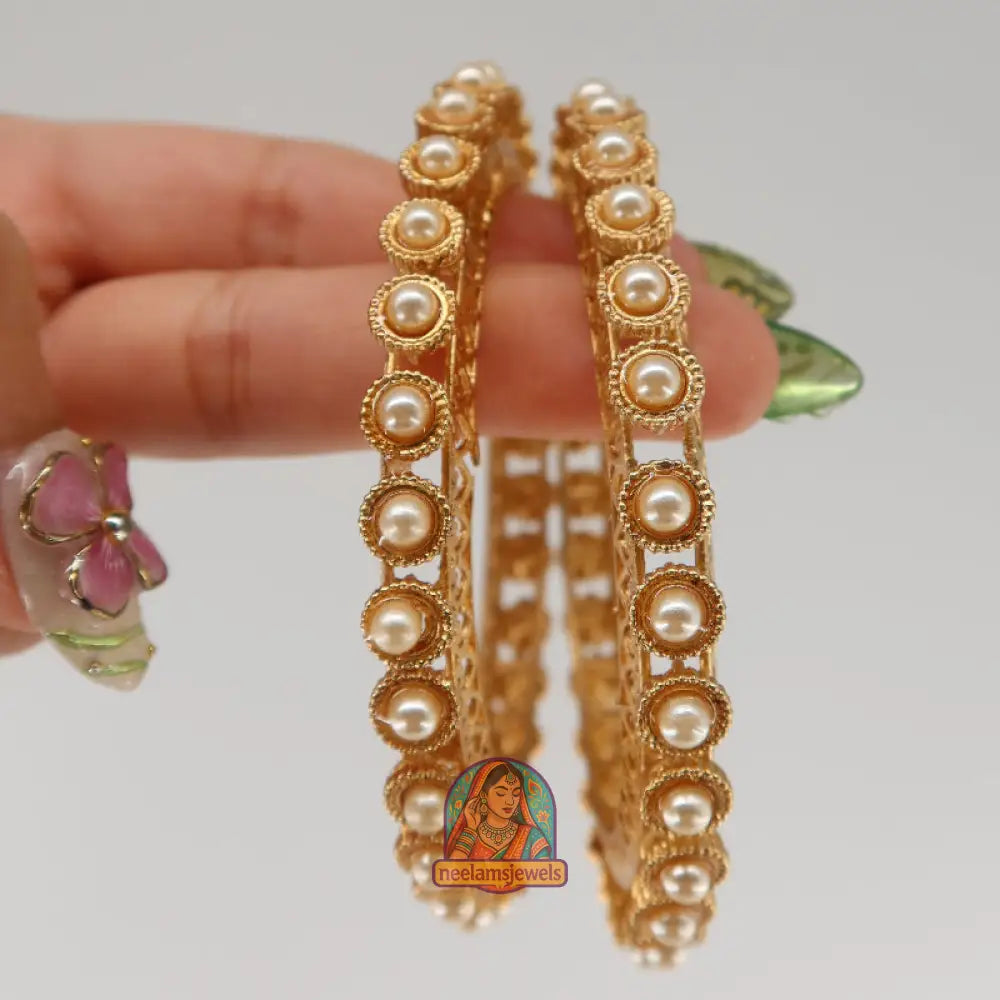 Pearl Circle Bangles