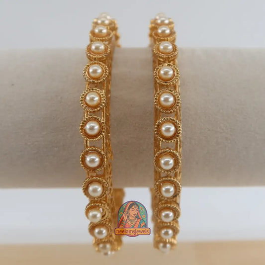 Pearl Circle Bangles