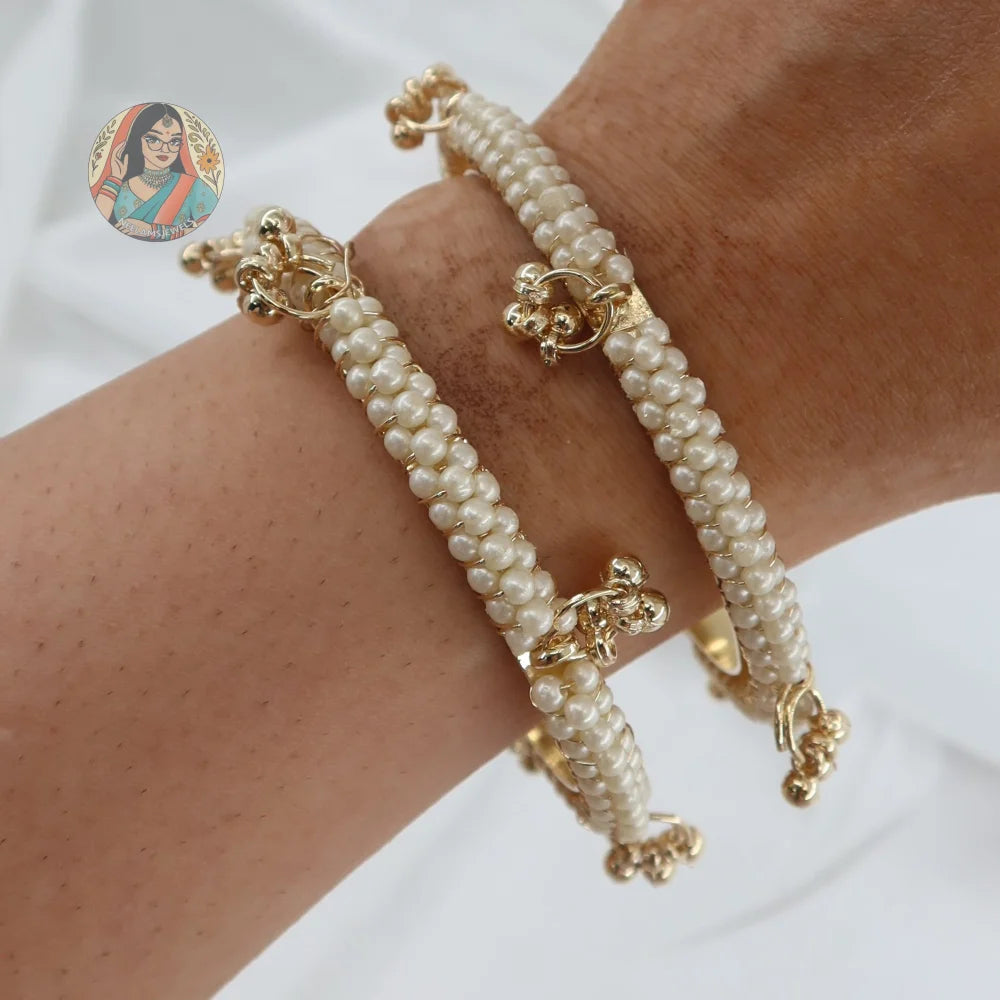 Pearl Ghungroo Bangles (2)