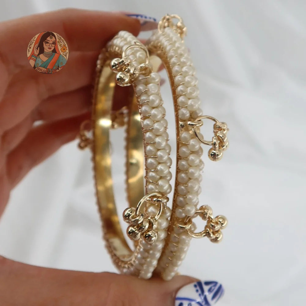 Pearl Ghungroo Bangles (2)
