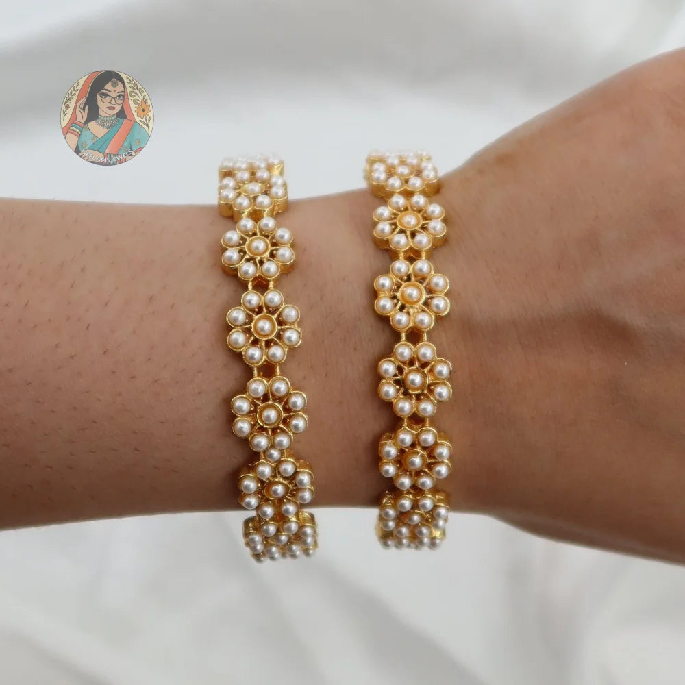 Phool Pearl Bangles