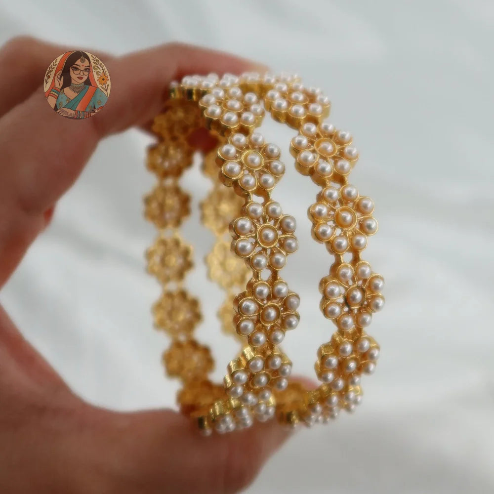 Phool Pearl Bangles