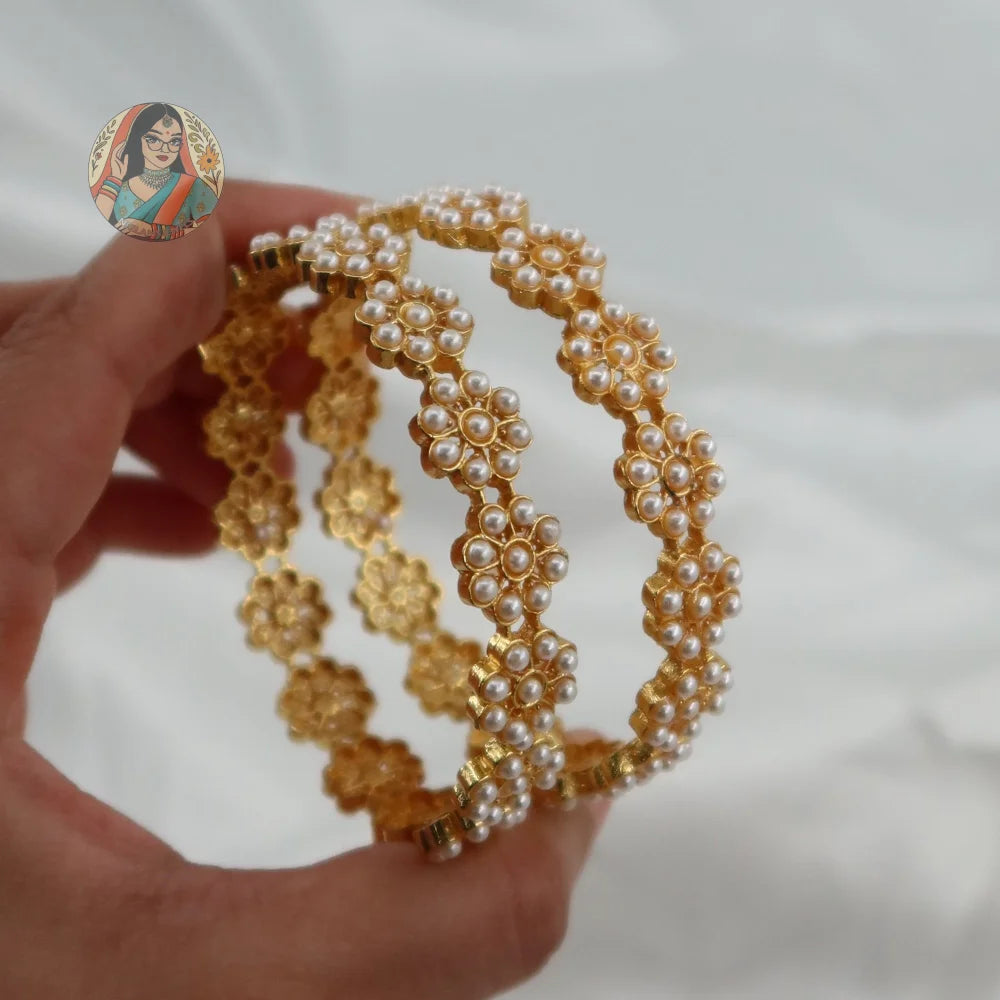 Phool Pearl Bangles