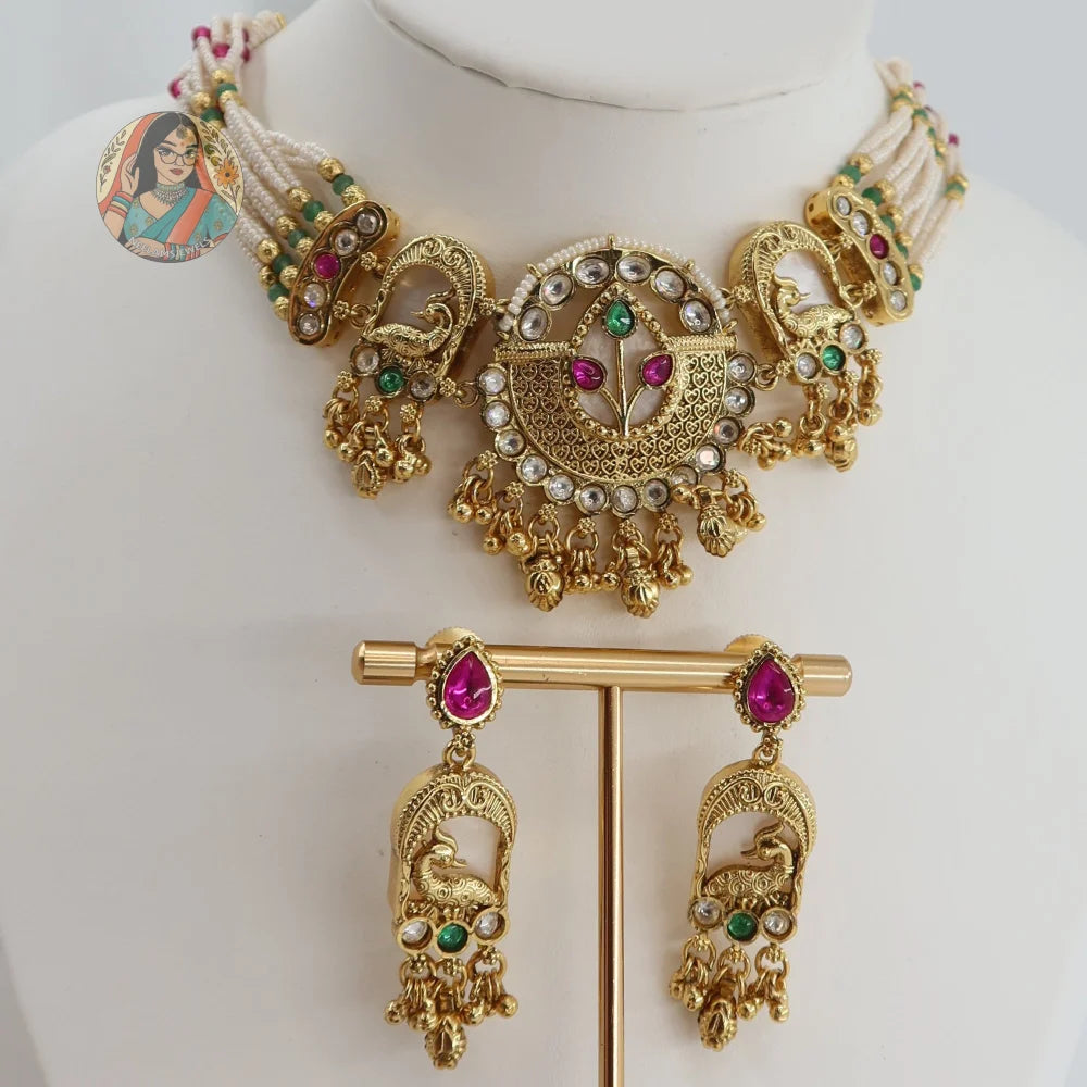 Pihu Heritage Necklace Set