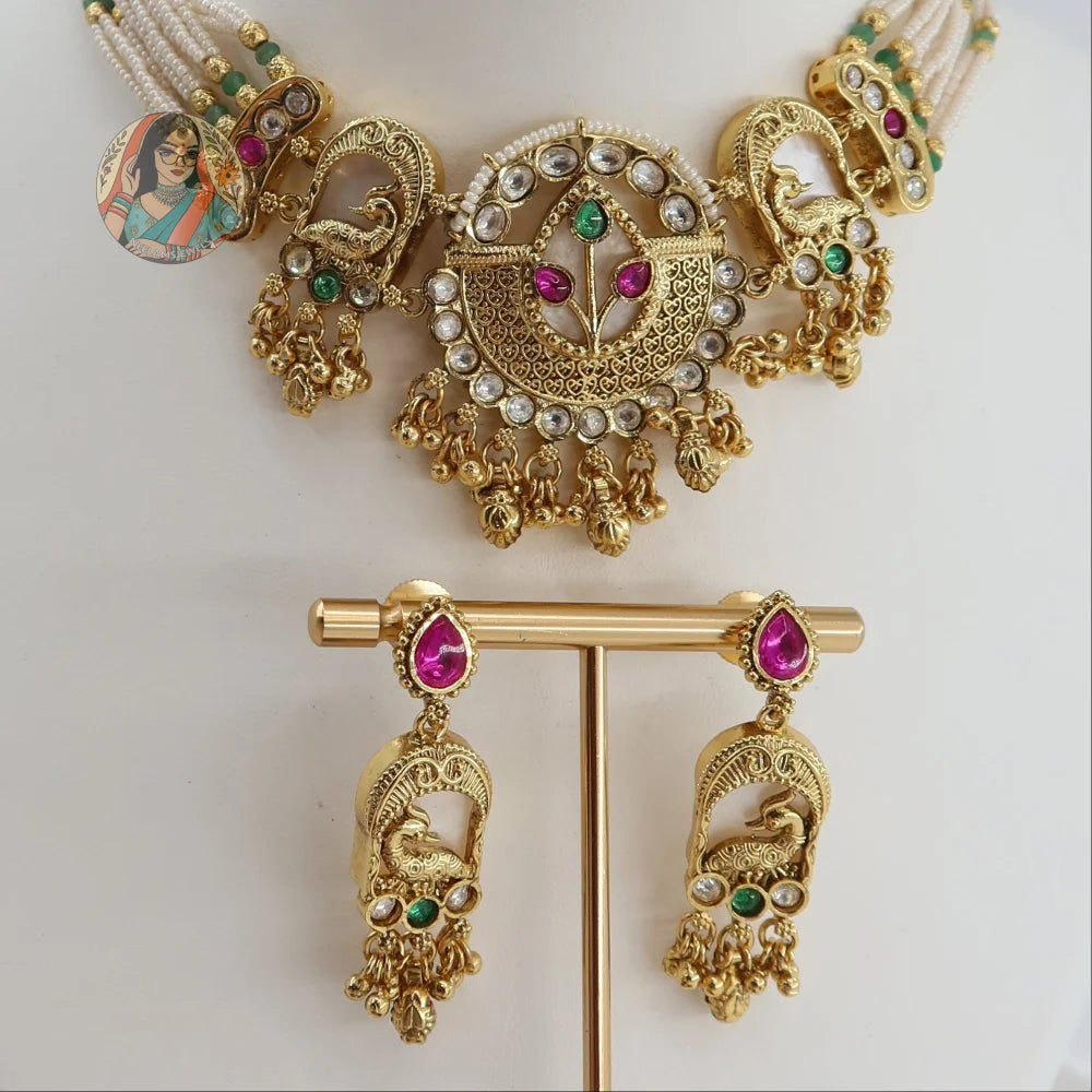 Pihu Heritage Necklace Set