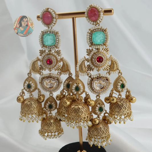 Piya Gold Earrings - A
