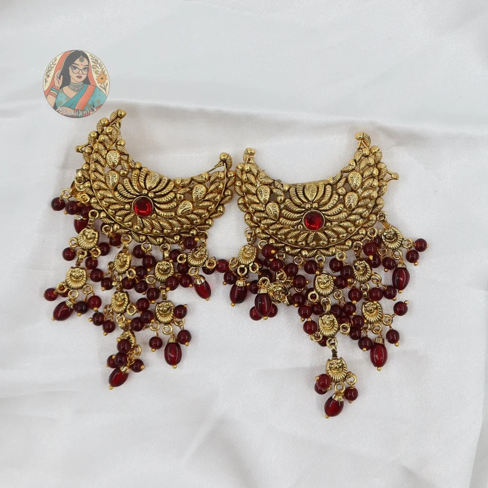 Praneeta - Panjabi Gold Hair Pins - A