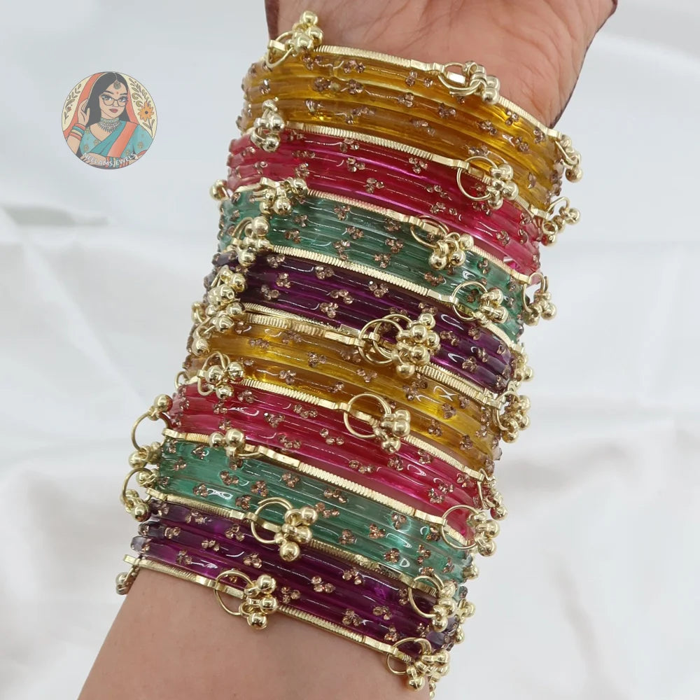 Preeti - Kashmiri Glass Bangle Set