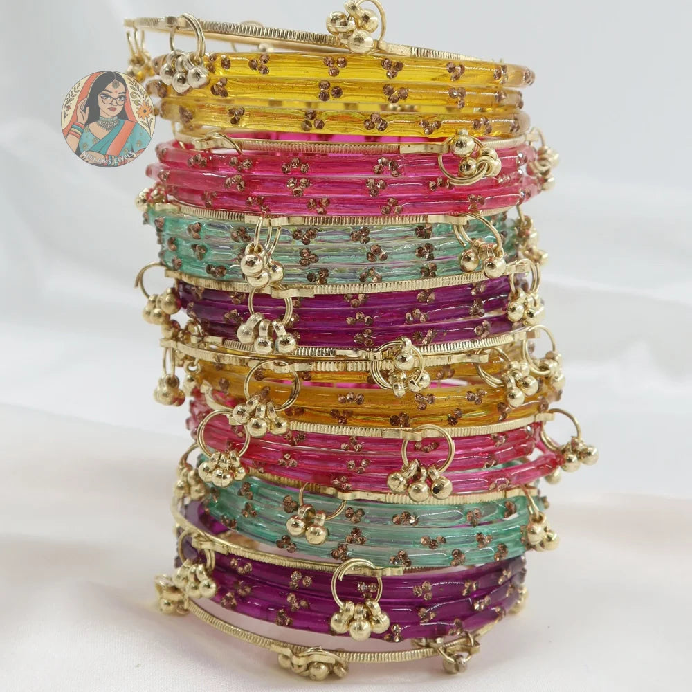 Preeti - Kashmiri Glass Bangle Set