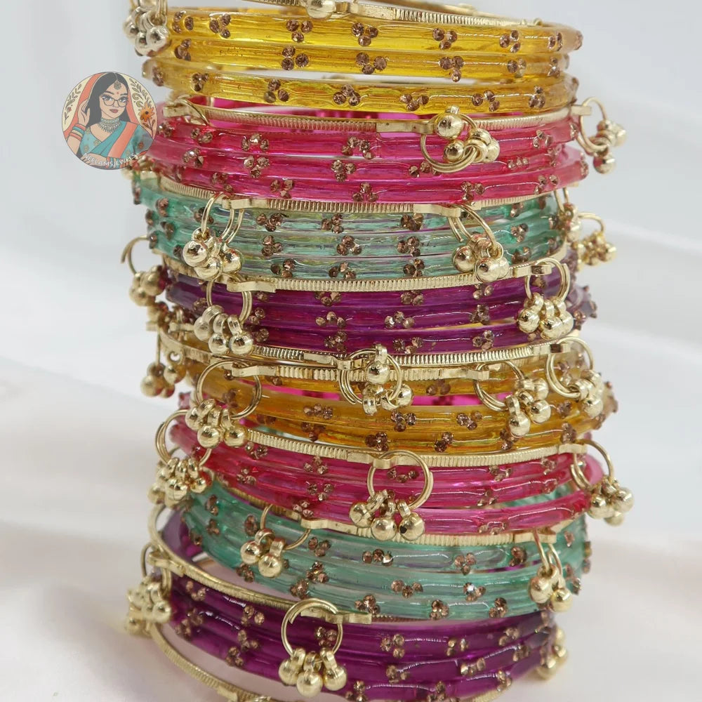 Preeti - Kashmiri Glass Bangle Set
