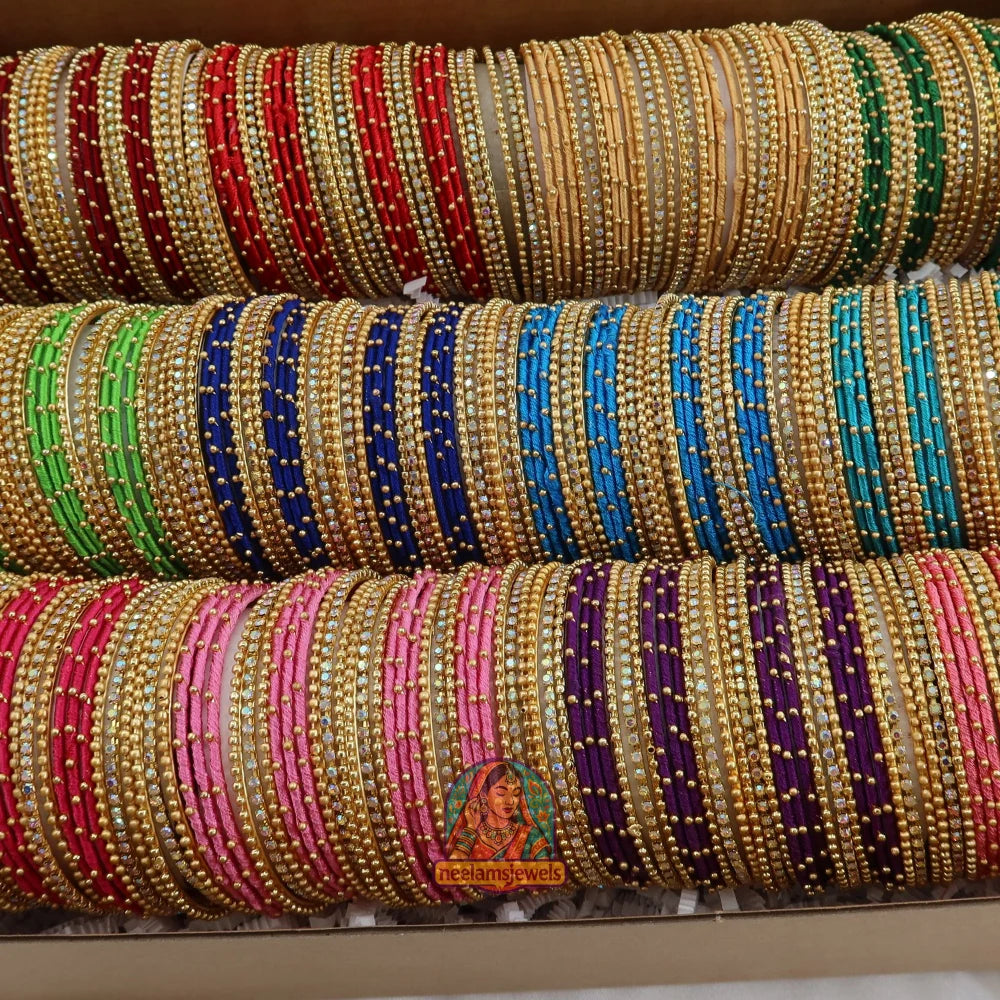 Preeti Threadwork Bangle Stack