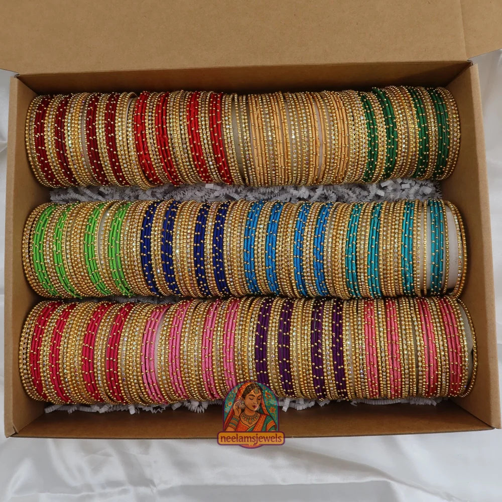 Preeti Threadwork Bangle Stack