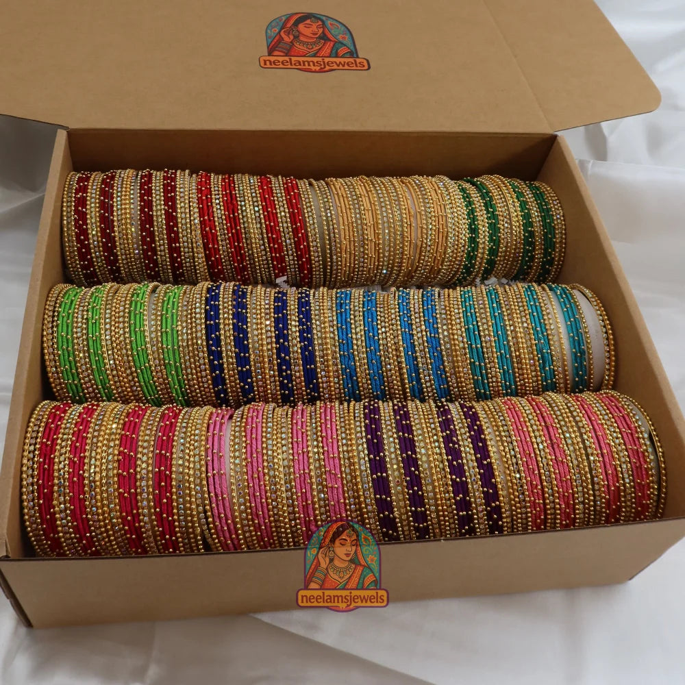 Preeti Threadwork Bangle Stack