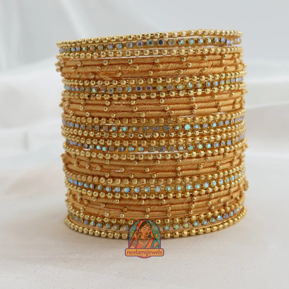 Preeti Threadwork Bangle Stack Gold / 2.4