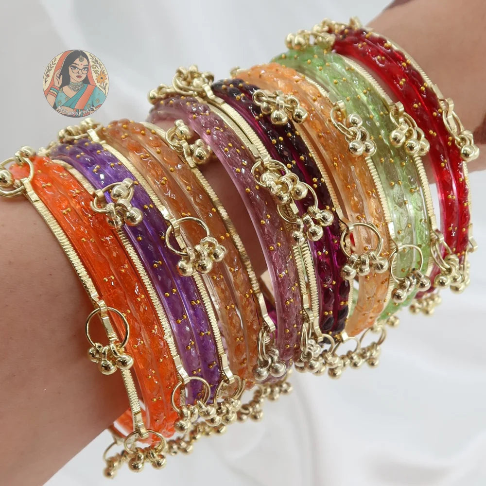 Prem - Kashmiri Glass Bangle Set
