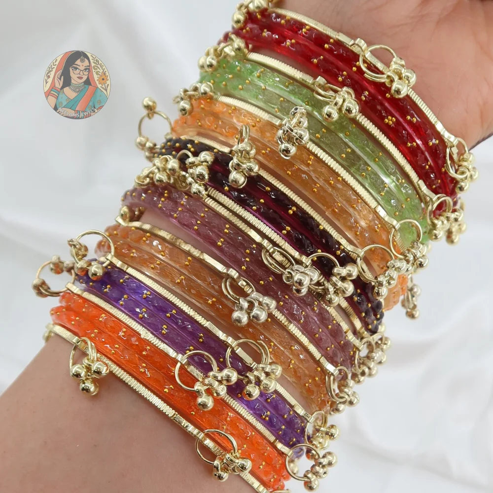 Prem - Kashmiri Glass Bangle Set