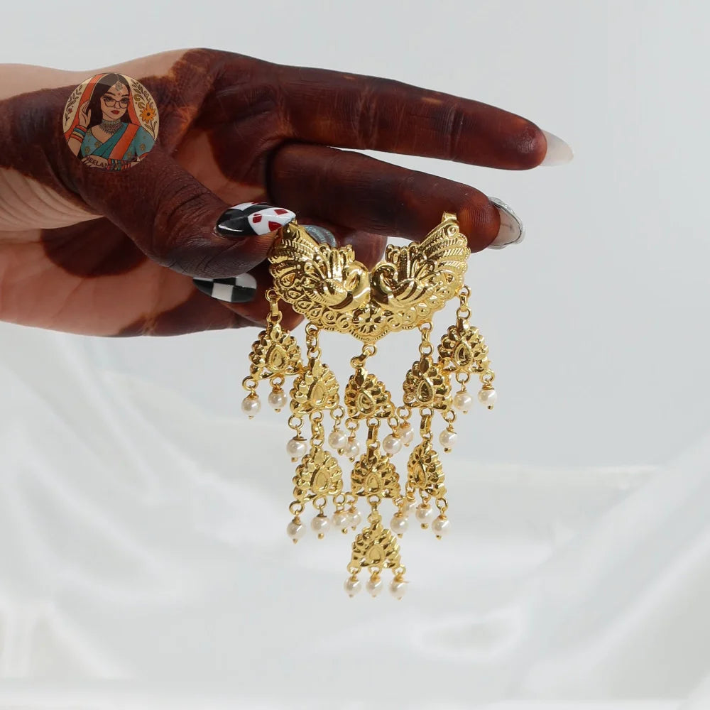 Priya - Panjabi Gold Hair Pins