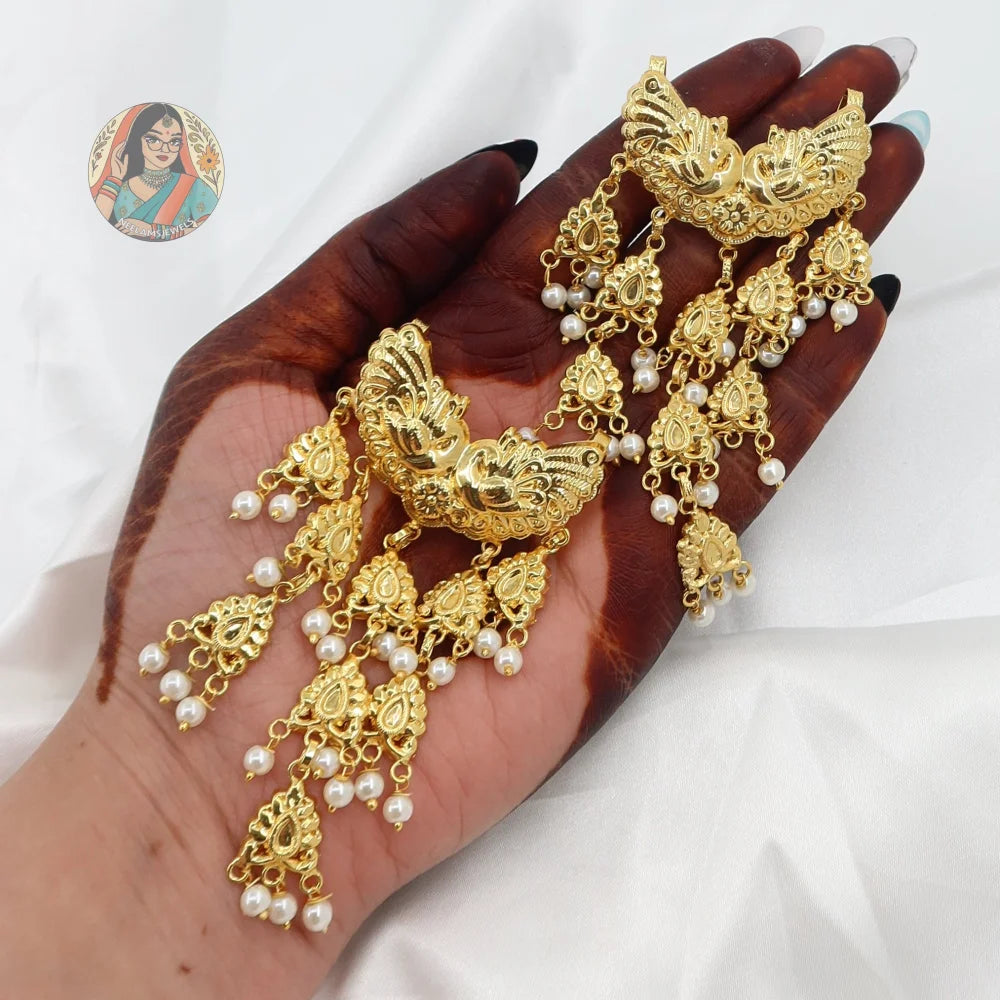 Priya - Panjabi Gold Hair Pins