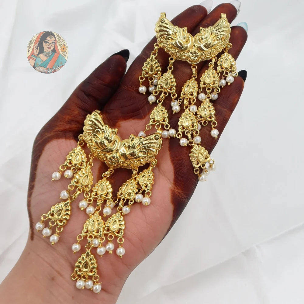 Priya - Panjabi Gold Hair Pins