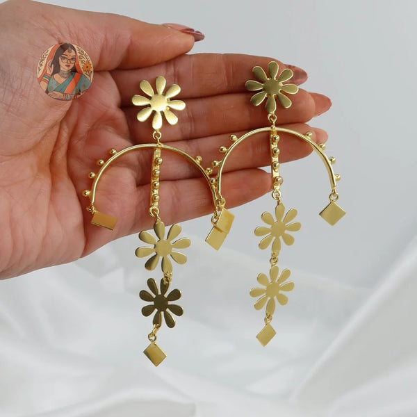Ramika Gold Earrings