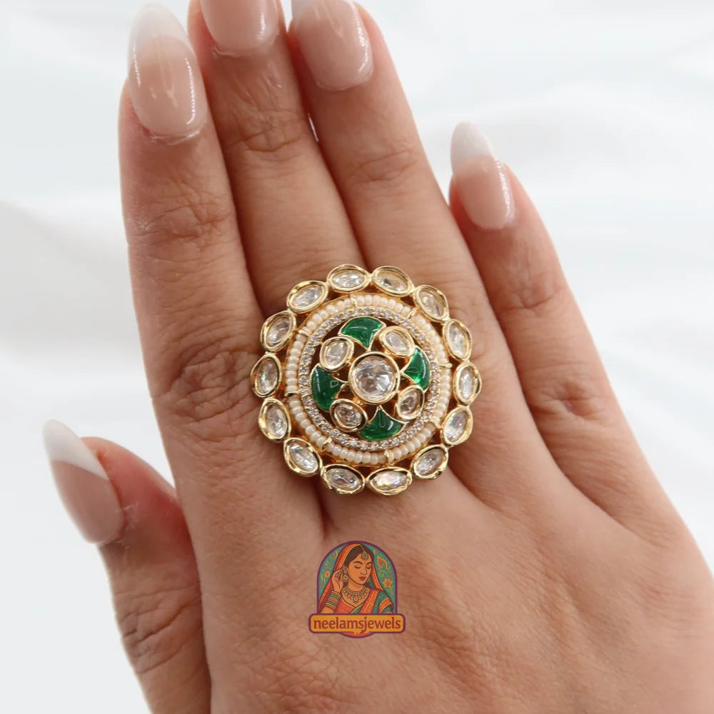 Rangmahal Ring Green