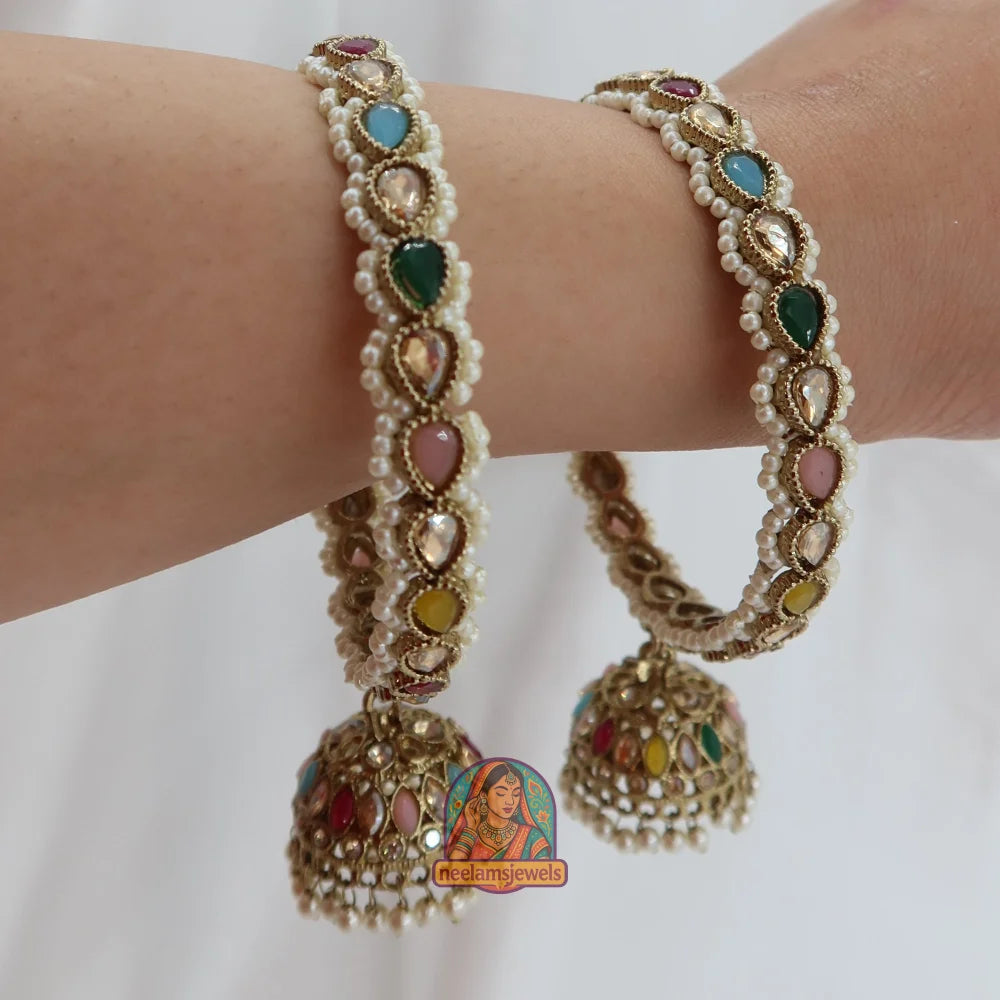 Rangmala Jhumka Bangles