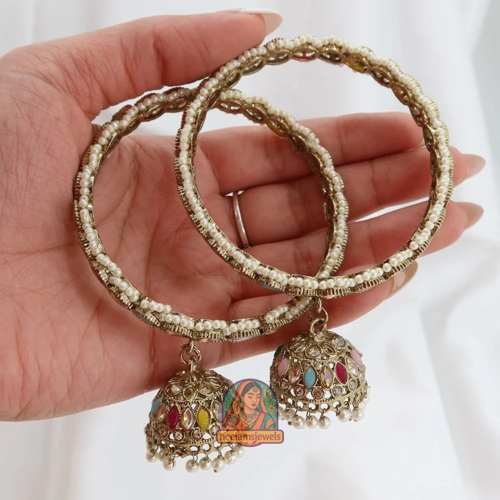 Rangmala Jhumka Bangles