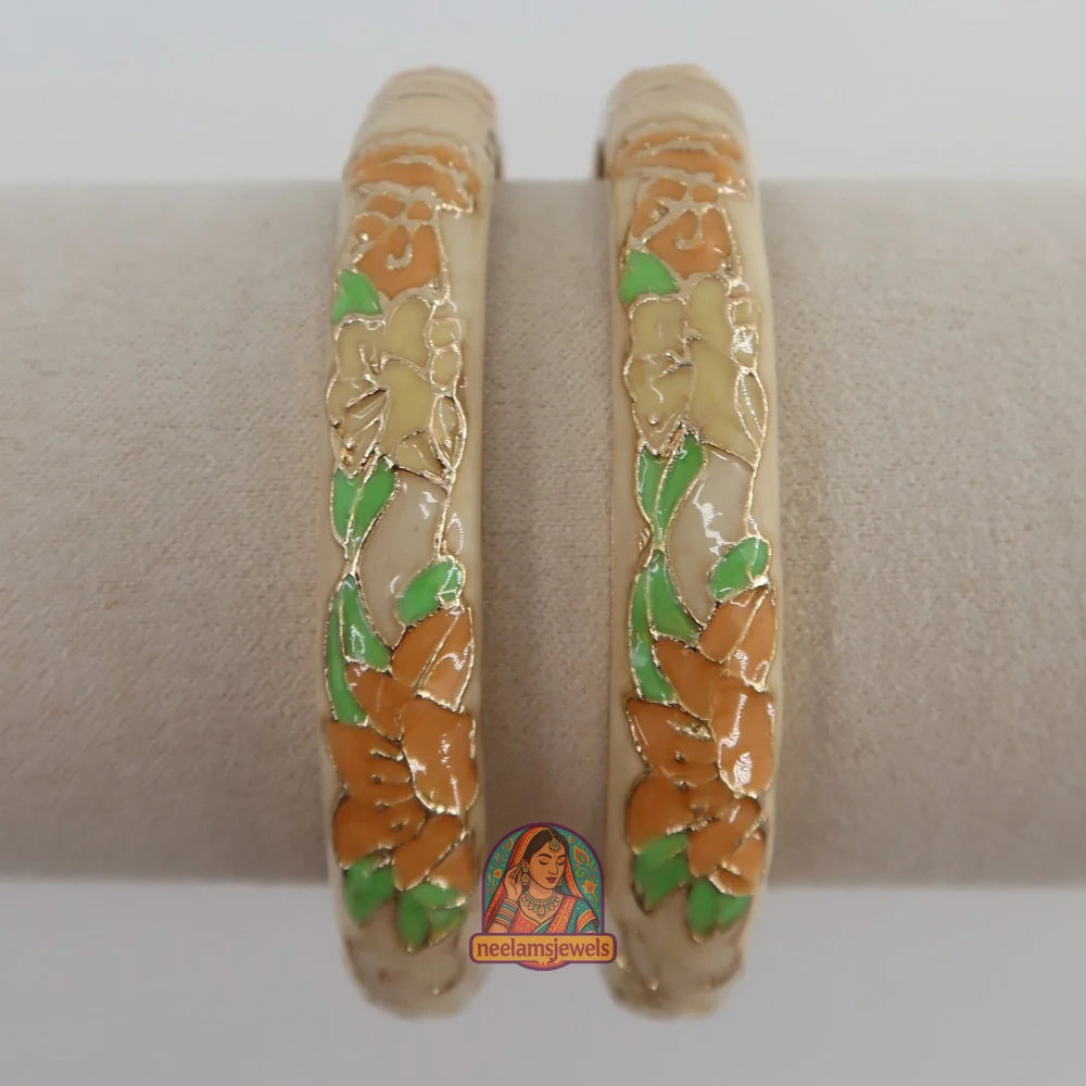 Rangrez Meenakari Kada 2 -Yellow