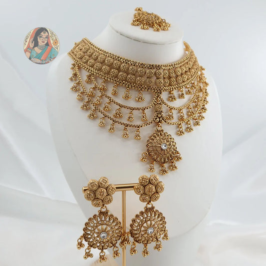 Rani Gold Necklace Set