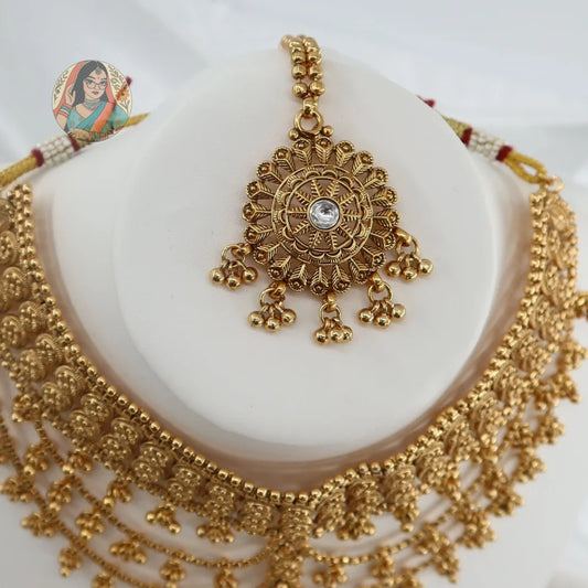 Rani Gold Necklace Set