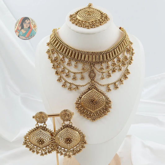 Rani Gold Necklace Set