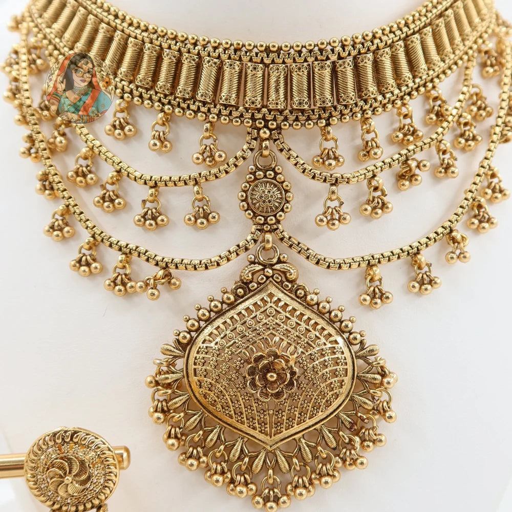 Rani Gold Necklace Set