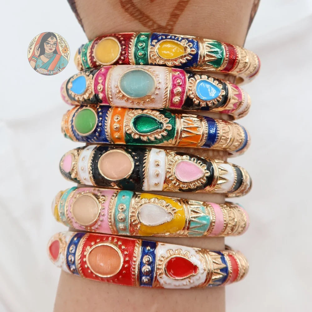 Rani Kada - Enamel Bangle