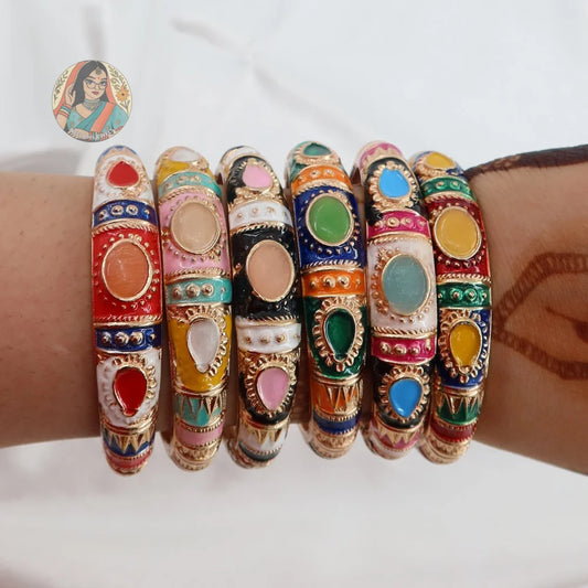 Rani Kada - Enamel Bangle