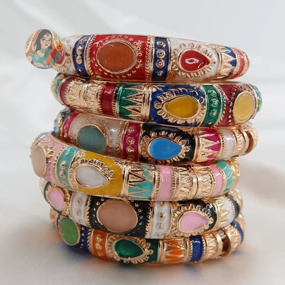 Rani Kada - Enamel Bangle