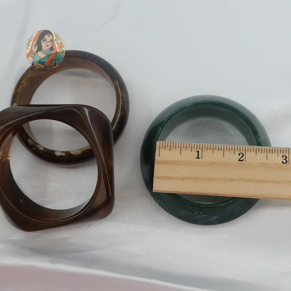 Raya Resin Bangle Stack