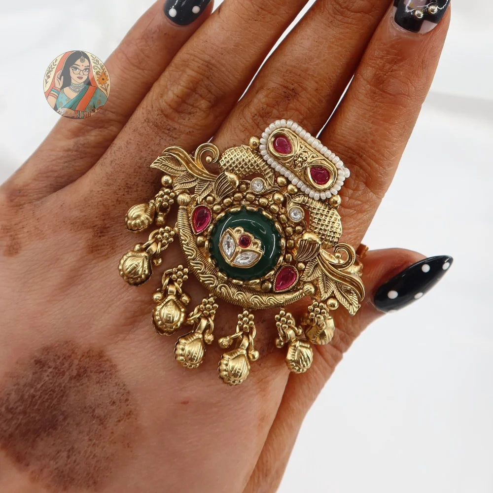 Rehmat Heritage Ring (Green)