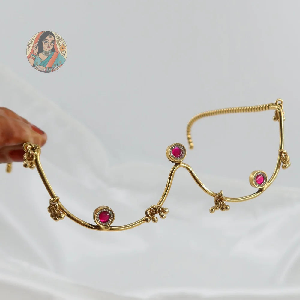 Ridhi Gold Facelet - Pink